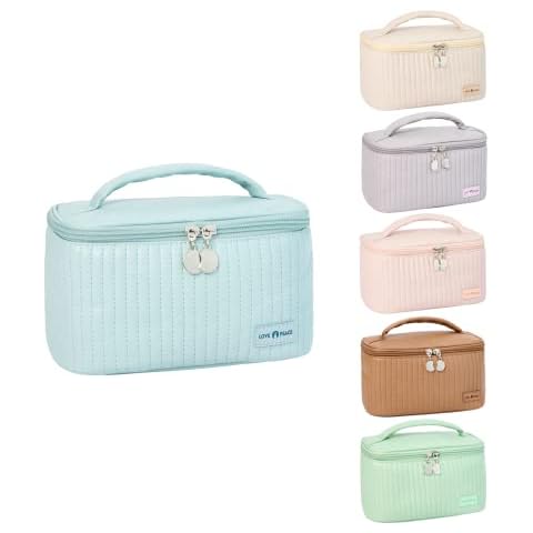 QIYIENDIAN Make-up Tasche für Frauen/Mädchen wasserdichte Reißverschluss Reise Kosmetiktasche Cover