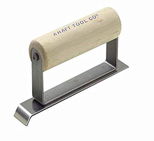 Kraft Tool CF199PF 3/4-Inch Radius Stainless Steel Chamfer Edger with ProForm Handle, 6 x 1-Inch