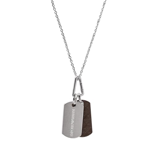Image of Emporio Armani Stainless Steel Pendant or Chain Necklace for Men