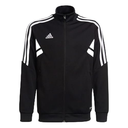 adidas Youth Condivo 22 Track Jacket - Cool and Classic, AEROREADY, Regular Fit (Medium)