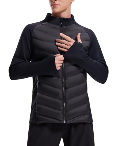 AFZ Mens Lightweight Water Resistant Puffer Jacket