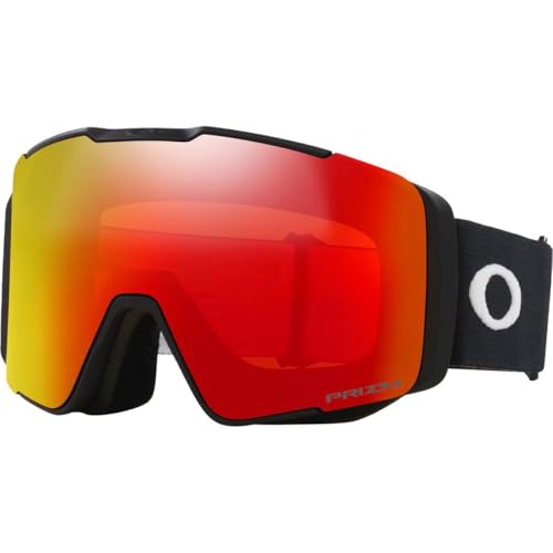 Oakley Line Miner Pro Snow Goggle, Matte Black Strap w/Prizm Snow Torch Iridium Lens, Large