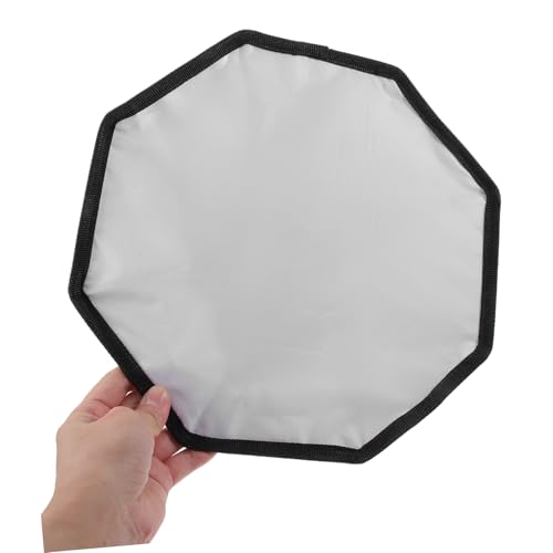 Softbox para cámara octagonal con difusor de flash y reflector de luz portátil 7