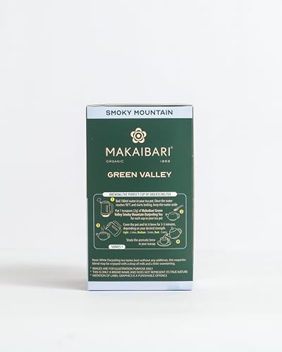 Image of Makaibari Green Valley Apoorva Finest Darjeeling Black Loose Tea Leaves 250 Gm | Premium Darjeeling Single Estate | Muscatel Fruity Top Notes | 125 Cups (250 Gm, Roasted Black)