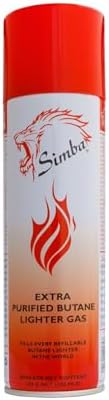 Simba Extra Purified Butane Lighter Gas Refill with Multi Nozzle 250ML ...
