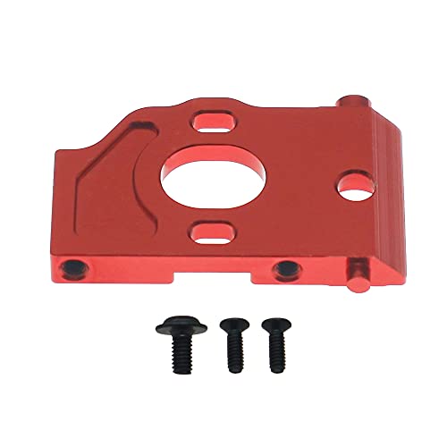 Motor Mount Tray Machined Alloy for Wltoys 1/28 K969 K989 P929 Rc Hobby Model Car Drift Rally Bigfoot Kyosho Mini-Z Mini-Q Part Upgrade(Red)