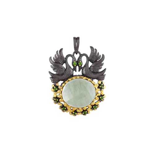 Pierre de naissance de décembre sur collier tendance en argent multicolore pour anniversaire