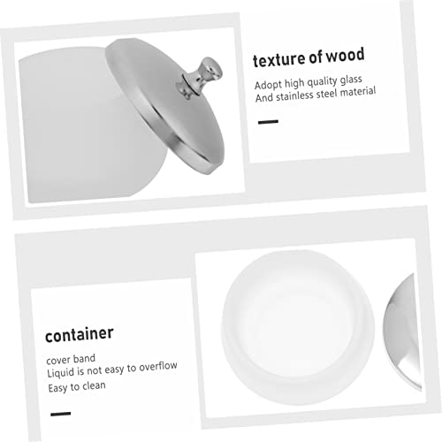 Dappen dish verre mat haut de gamme récipient robuste de manucure