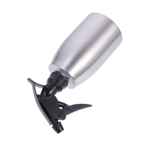Uonlytech Botella Pulverizadora de Agua de Acero Inoxidable 304, Rociador Pequeño para Flores y Jardinería, Dispensador de Spray Manual Duradero para Riego en Exteriores y Plantas