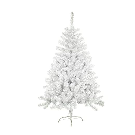 SOLAGUA NAVIDAD Arbre de Noël Artificiel Sapin de Noel avec Support 120-210cm (Blanc, 150cm 293Tips)