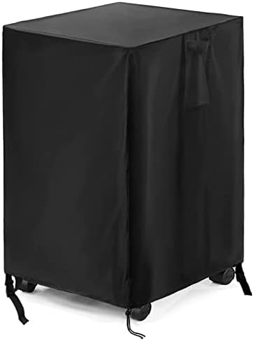 Pyinlon Evaporative Cooler Cover for Hessaire MC61 Evaporative Cooler,Weather Guard Cooler Cover for Air Cooler -Black(29"X18"X 45")