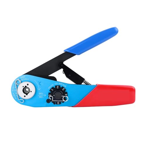 YJQ-MH800 - Herramienta de crimpado ajustable en miniatura, rango de alambre 20-32 AWG