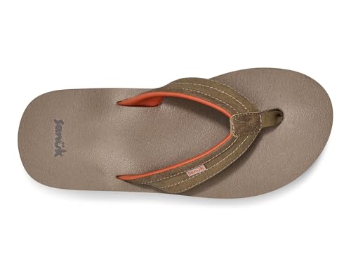 Image of Sanuk Mens Ziggy ST | Flip Flops for Men | Mens Sandals | Beach Sandals | Water Friendly & Lightweight | Comfort Footbed
