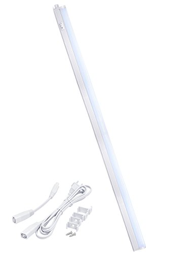 LED Concepts® Under Cabinet & Closet Linkable LED T5 Light Bar - Ultra Slim, Cool-Touch Design - Great for Kitchen Counter Lighting –ETL Listed Power Supply (45