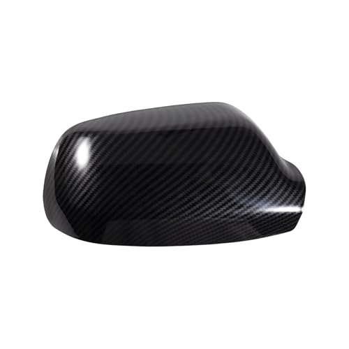 hA~[Jo[ For Mazda 3 2003-2009 Carbon Fiber Pattern Door Rearview Mirror Cover Cap Housing Car Accessories(Carbon Pattern Right)