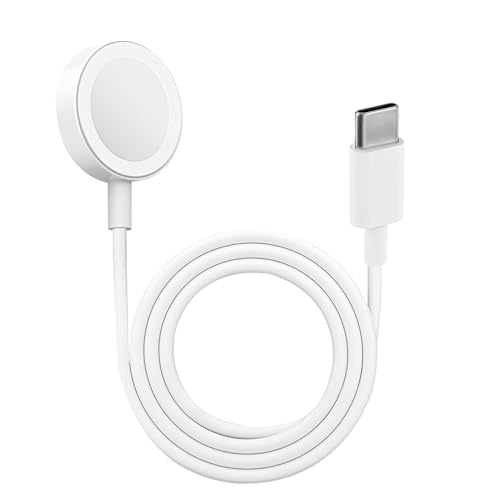 USB C Cargador para Apple Watch, Magnético Cargadores Carga Rápida de iWatch Base de Carga Cargador Reloj para Apple Watch Series Ultra/Ultra2/11/10/9/8/7/6/5/4/3/2/1/SE