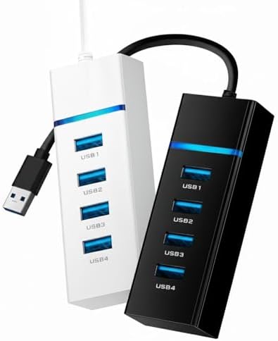 HUB USB 3.0 4 Portas Alta Velocidade | Expansor com Cabo Reforçad...