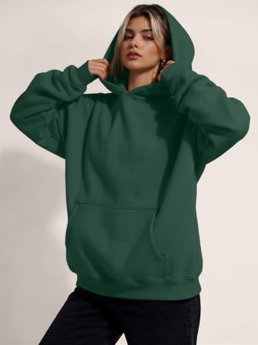 Image of Trendy Queen Women Oversized Hoodies Fall Outfits | Gentle Skin Feel, Aesthetic Drop Shoulder, Large Kangaroo Pocket, Seamless Daily Outfit Match
