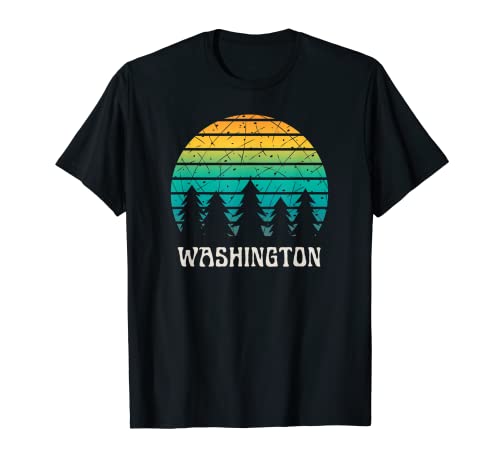 Washington Pacific Northwest Winter Outdoors Evergreen Tree T-Shirt