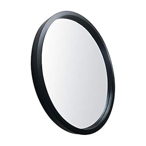 JIYUERLTD Ronde Spiegels 24 inch Wandspiegels Decoratieve Houten Frame Morden Spiegels voor Badkamer Entryways…