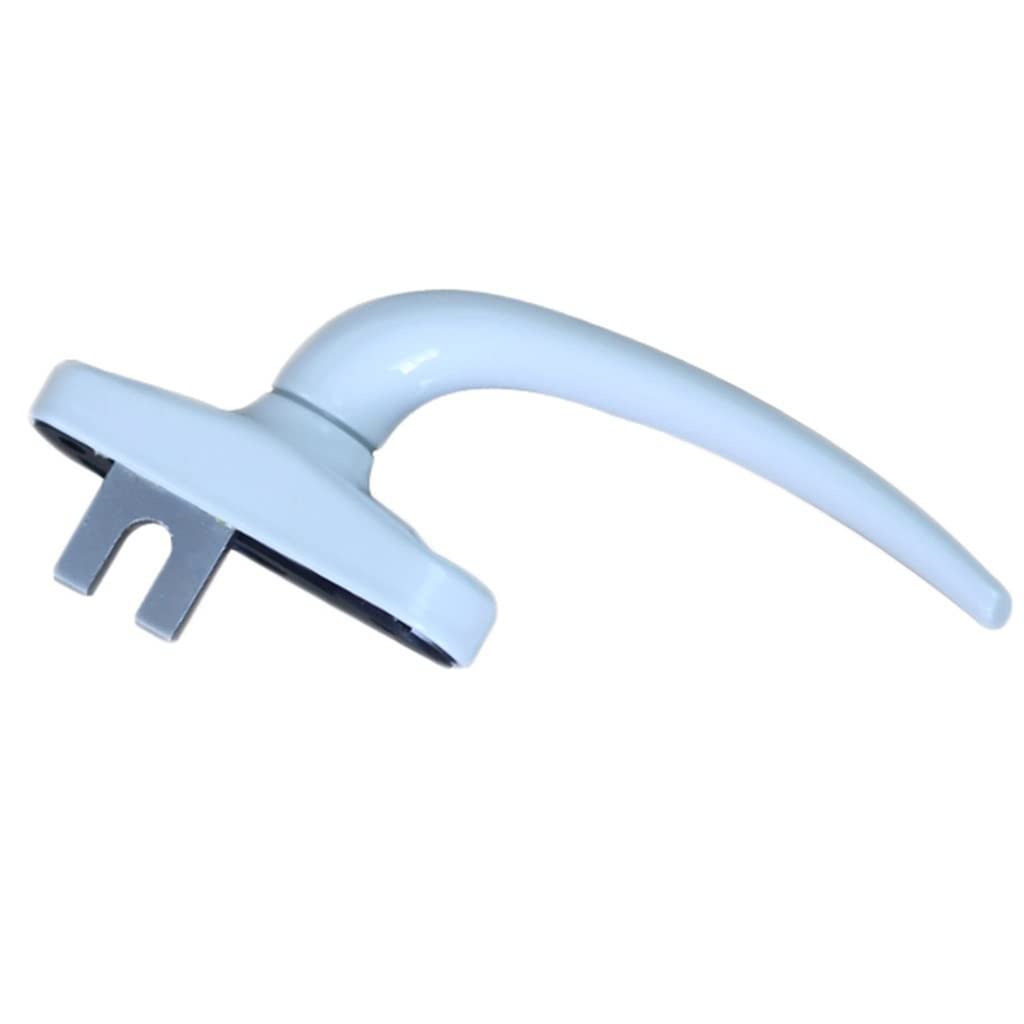 Ytbhshxz Bianco Window Handle， Push Out Casement Window Swing Door,Screen Handle,Drive Lock Aluminum Alloy(,Right Direction55mm)
