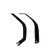 Westin Wade 72-51465 Smoke Tint in-Channel Wind Deflector - 2 Piece