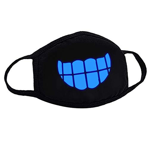 Preisvergleich Produktbild Halloween-Kostüm mit blauem Totenkopf, mehrfarbig