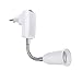 Produktbild E27 Zu Eu-Stecker Lampenfassung Adapter Konverter LED Lampe Basis-Switch