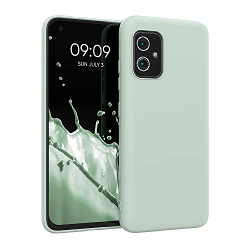 Kwmobile Case Compatible With Asus Zenfone 8 Case - Soft Slim Protective Tpu Silicone Cover - Cool Mint #TOP6