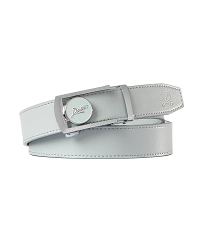 Image of Dartee Men's Golf Belt - Leather Ratchet Belt with Ball Marker, One-Size Adjustable Fit, Course and Casual Wear