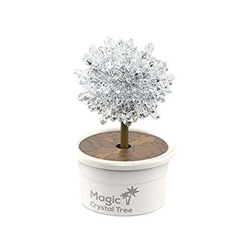 Manualidades para adultos Kit de cultivo de cristales para niños Kits de ciencia para niños Crecer experimentos de ciencia de cristal Proyectos de bricolaje de aprendizaje y artesanía para (Clear,