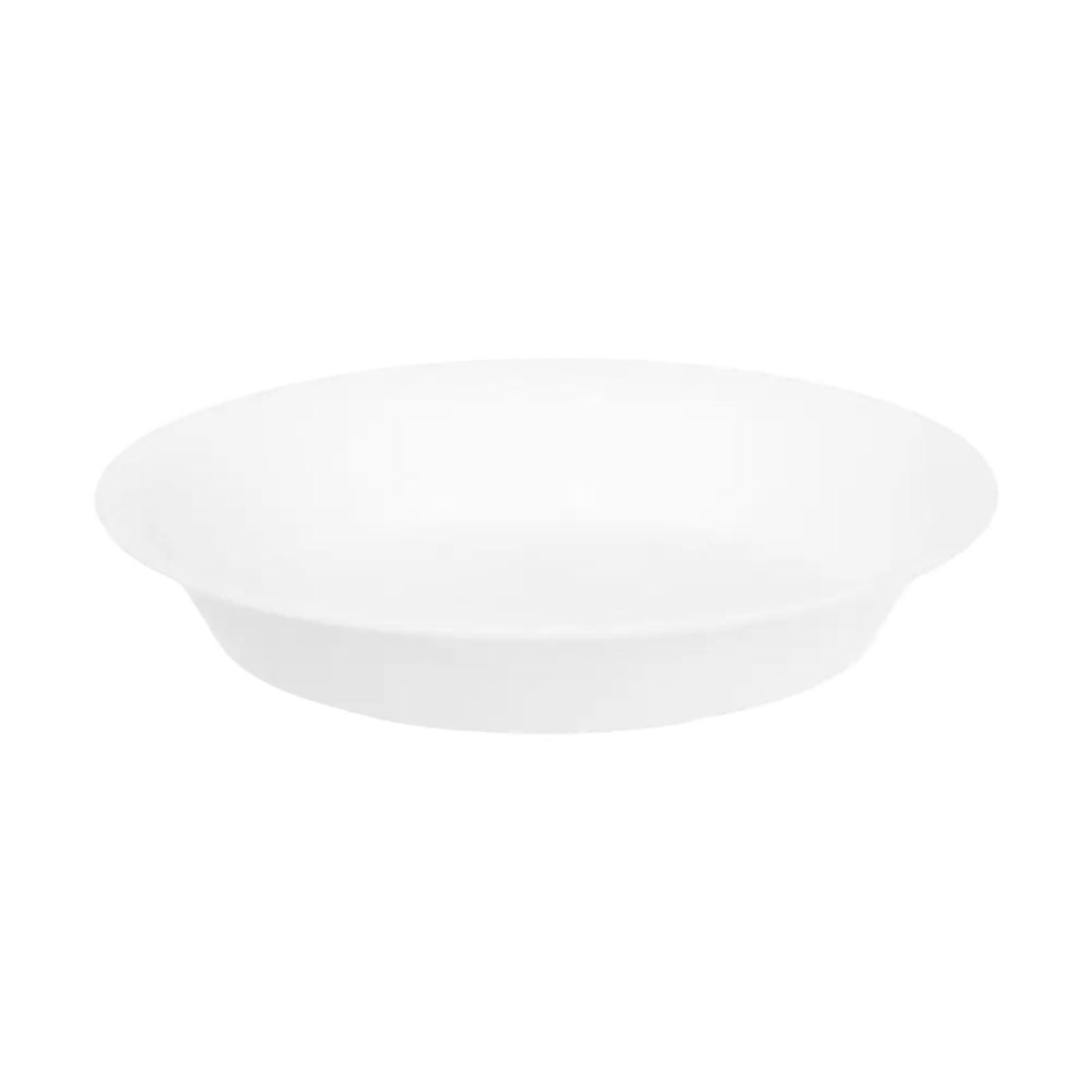 CNYUON 6Pcs Garden Flower Pot Round Indoor Outdoor Drip Trays Plant Saucer Plastic Tray Saucers(White,7.2x9.8cm)