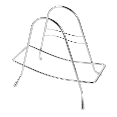 Cabilock Stainless Steel Cutting Board Holder Stand Heavy Duty Organizer for Pot Lids Chopping Boards and Kitchen Essentials Space Saving Design for Countertop Use