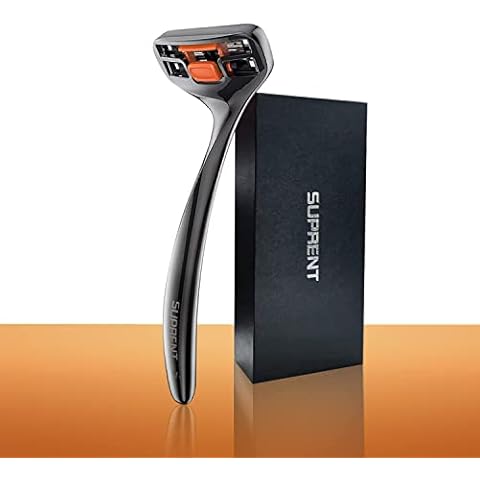 SUPRENT Razors, Mens Shaver,All Metal for Men,38.5° Golden Angle Shaving Razor,2x3 Matrix™ Tech Blade Cover