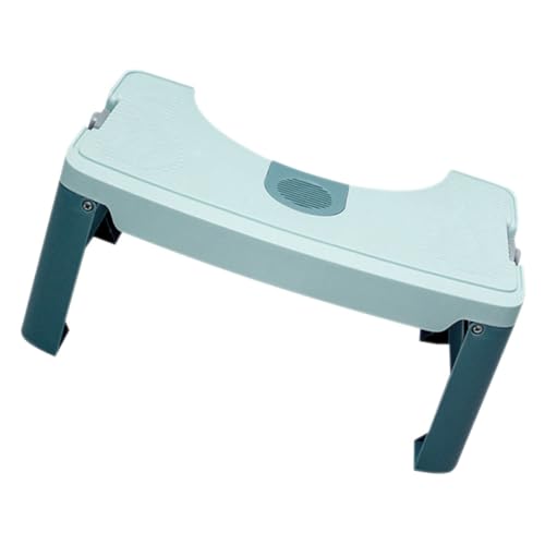 FOMIYES Ergonomic Squatting Footstool Foldable Step Stool for Adults Sturdy Toilet Stool Anti-Slip