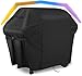 Sotor Grill Abdeckhaube-Grillabdeckung Nicht Verblassend 600D&100% Wasserdicht Grill Abdeckplane Ganzjährig Wetterfest Gasgrill BBQ Cover Für Größe Grill Weber Char Broil (152 x 75 x 144cm)