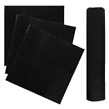 Yesland 4 Pack 22'' Oil Drain Splash Pad, No Splatter Square Pad for Transmission Drain Pan, Anti Splash Oil Change Mat for Mechanics and Automotive, Black