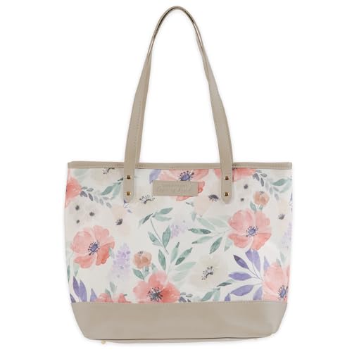 Sac fourre-tout en toile beige idéal pour vos courses et voyages quotidiens