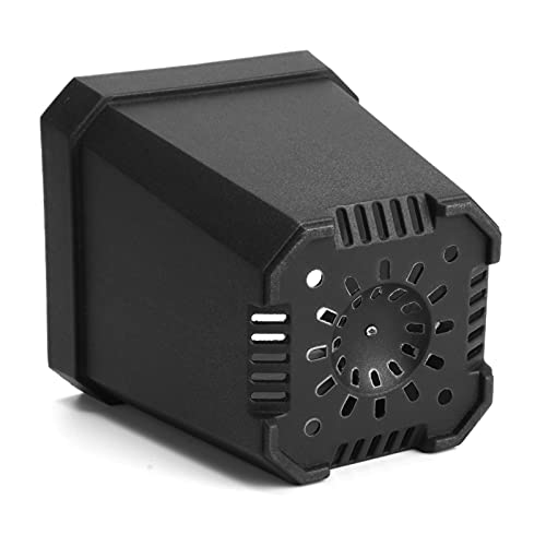 Yilyln Anzuchttöpfe 7x7x8cm, 20 Stück Pflanztöpfe mit Untersetzer, verdickte Blumentöpfe Vierecktopf Kunststoff Vierkant-Töpfe, quadrate Saattöpfe (20, 7x7x8) Schwarz
