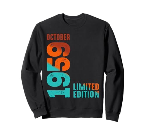 Octubre 1959 Edición Limitada Cumpleaños Sudadera