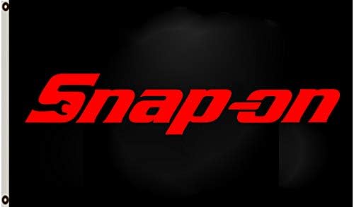 Bayyon of Snap-on Tools Black Flag Banner 3X5ft