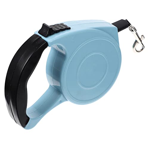 GALPADA Automatic Telescopic Traction Rope Puppy Pet Walking Leash for Dachshund Grooming Dog Rope Dogs Harnesses Tags Retractable Lead Medium Soft Large Dog Control Rope Blue