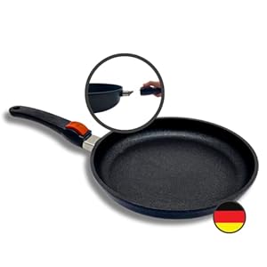 SKK 22814 Titanium Induction Shallow Cast-Iron Frying PaN Diameter 28 cm with Removable Handle