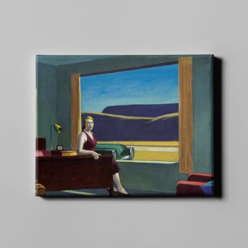 Toile de galerie Edward Hopper Western Motel pour sublimer un mur vide sans encombrer