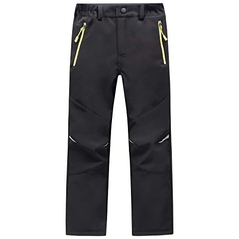 LNFINTDO Kids Waterproof Fleece Lined Trousers Cover