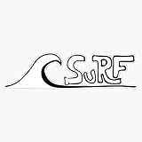 Surf Vinyl Waterproof Sticker Decal Car Laptop Wall Window Bumper Sticker 5'