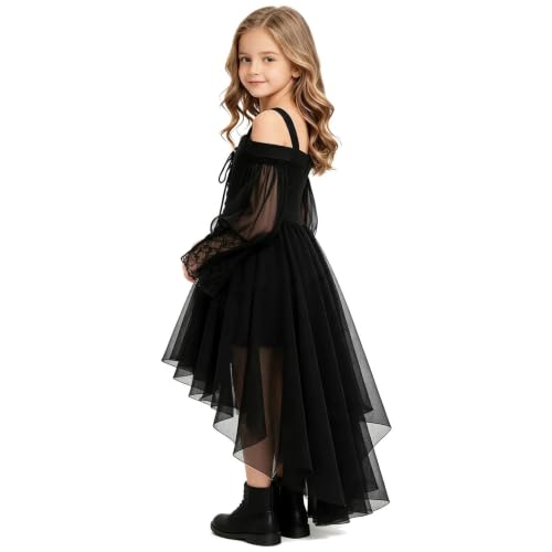 Girls Gothic Party Dress Renaissance Dresses Halloween Holiday Dresses - image 4