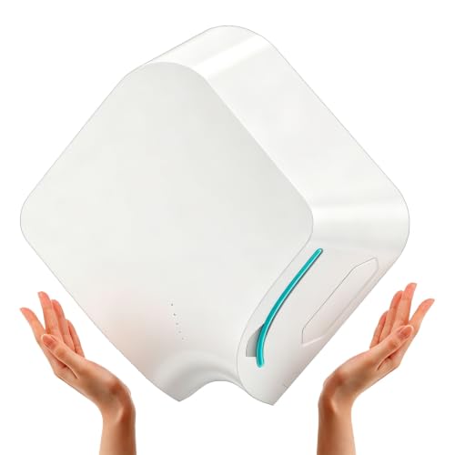 Secador de manos automático 400W con filtración de aire y boquilla doble cara blanco