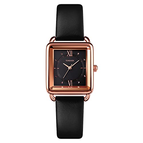 Montre en acier inoxydable TONSHEN avec cadran analogique et finitions soignées