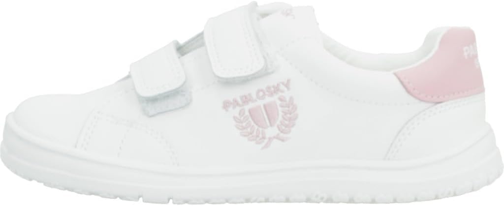 Pablosky Sonic 220007 Girls' Cole Barefoot Trainers, white, 26 EU Ancho